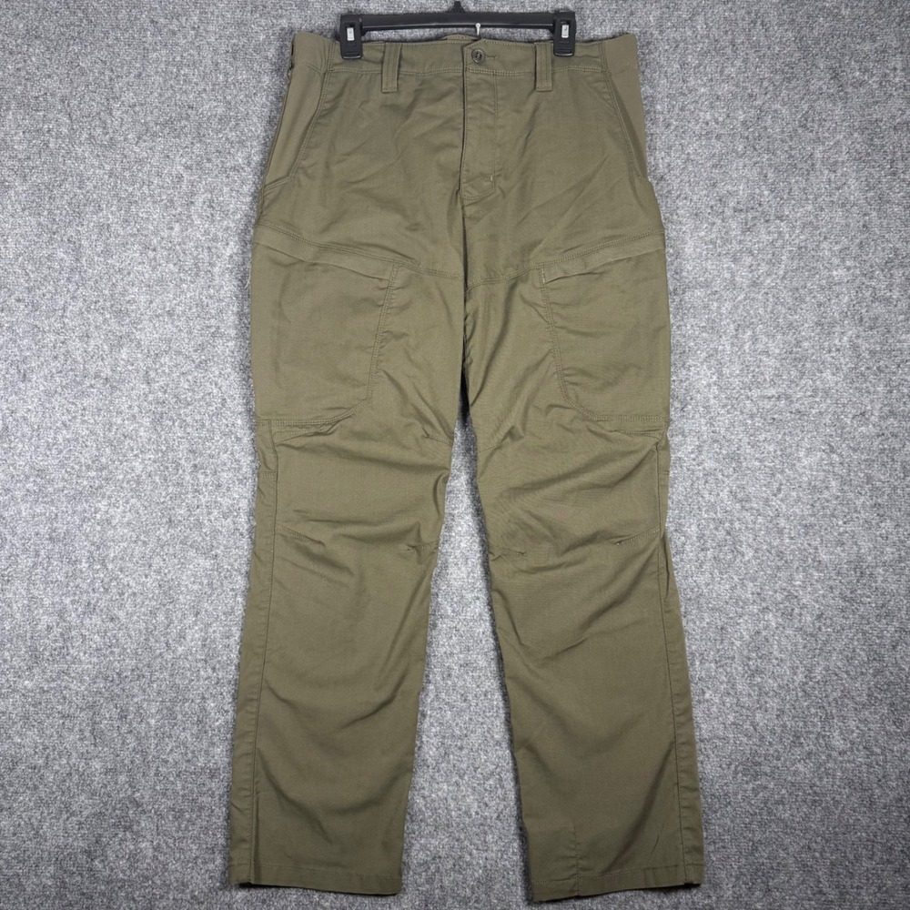 5.11 Tactical Apex Pants Men's 36x30 Green Ripstop Cargo Work Trousers